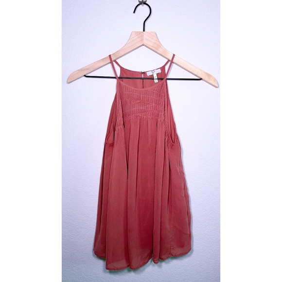 Joie Tops - Joie Swing Top Rust Pink Lined Tank Blouse XS Excellent